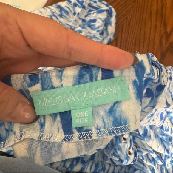 melissa odabash cover up blue and white - Picture 6 of 7